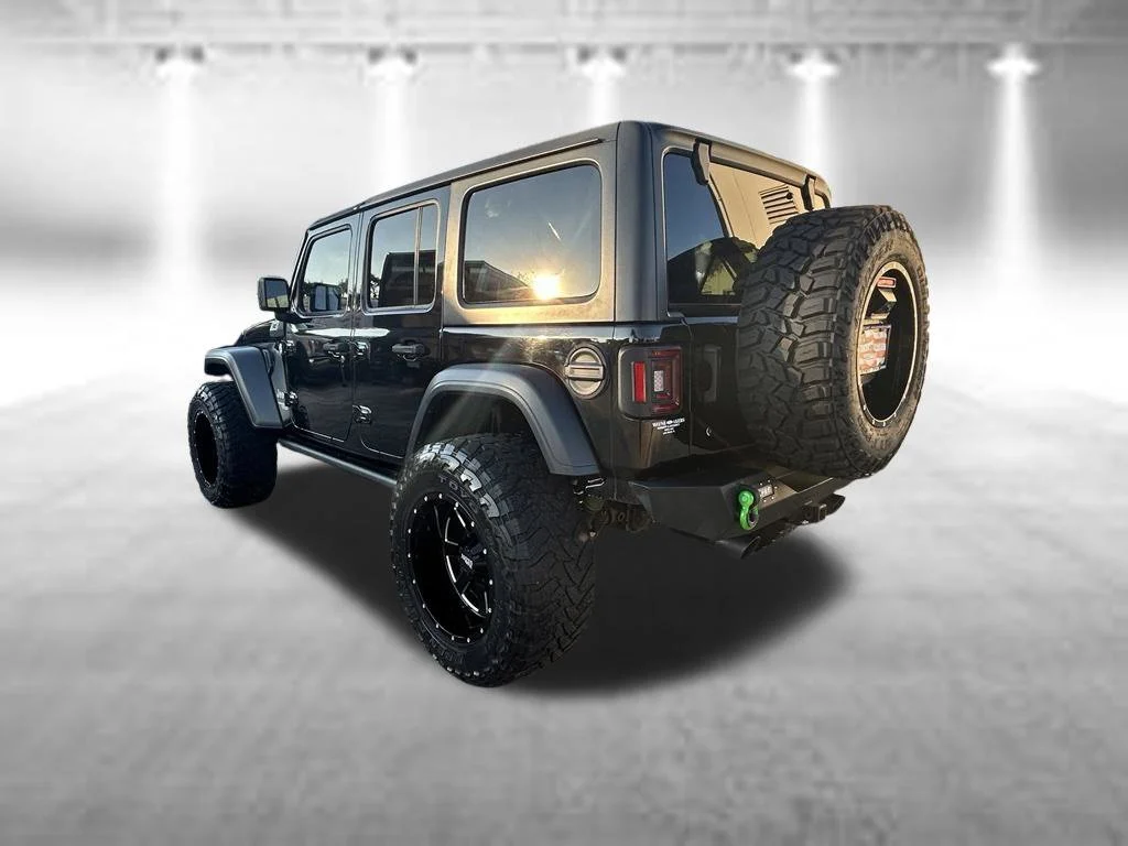 Used 2018 Black Clearcoat Jeep Unlimited Sport S image 7