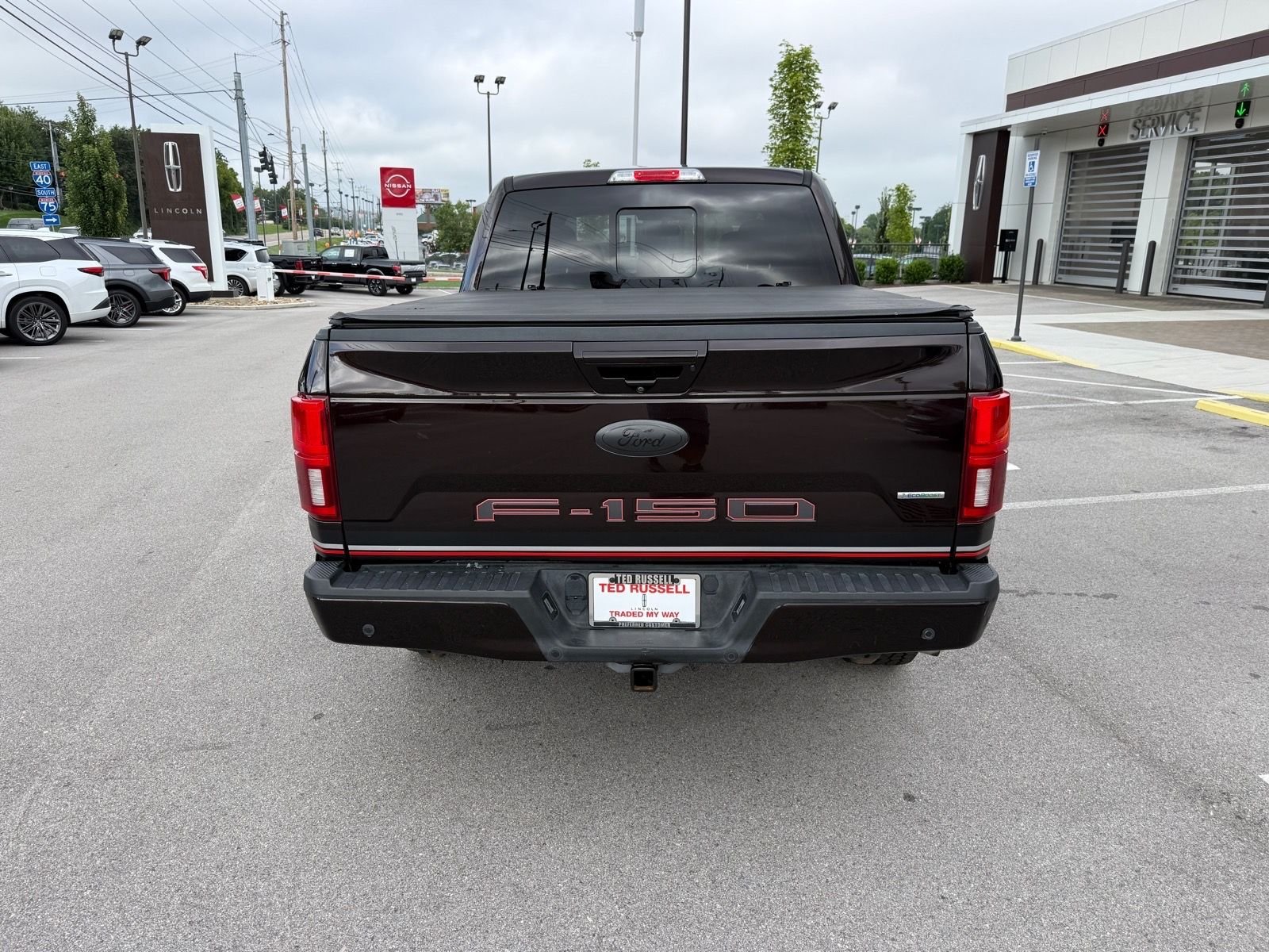 Used 2020 Magma Red Ford Lariat image 4