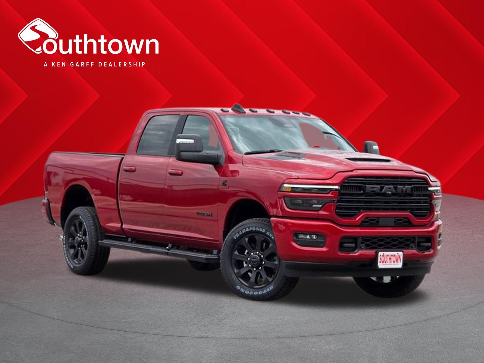 New 2026 Molten Red Pearl-Coat Exterior Paint RAM Laramie image 1