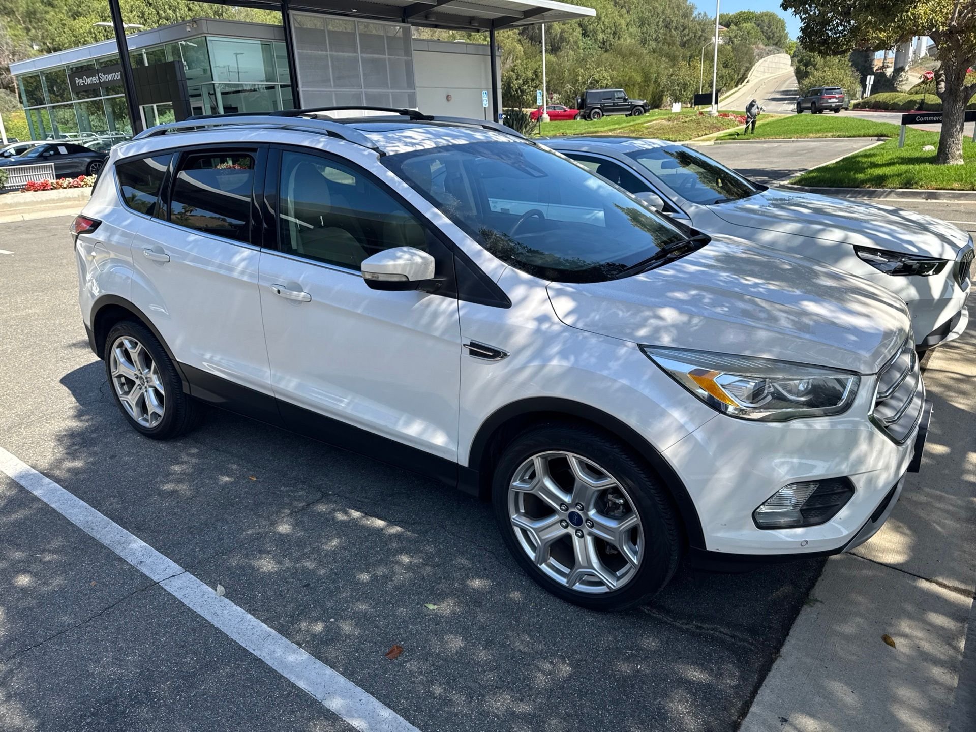 Used 2018 White Ford Titanium image 9