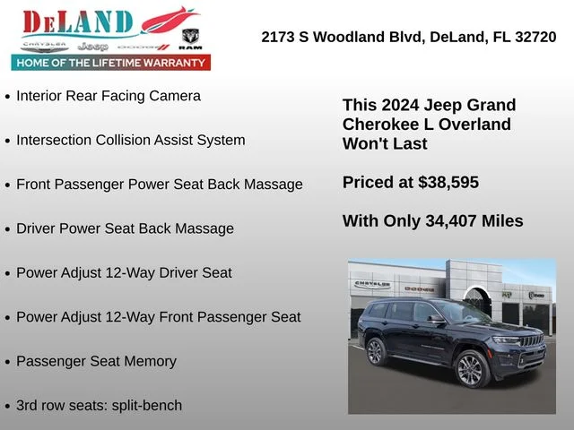 Used 2024 Black Jeep Overland image 36
