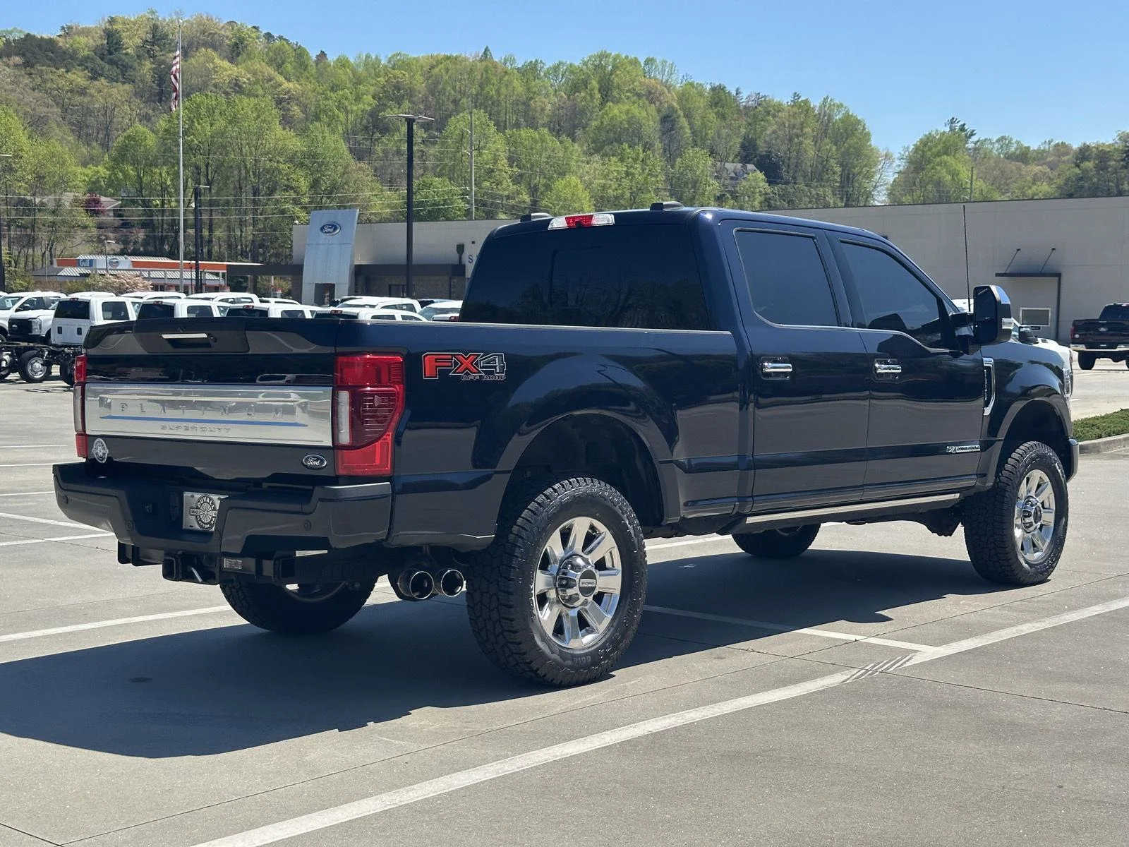 Used 2022 Antimatter Blue Metallic Ford Platinum image 7