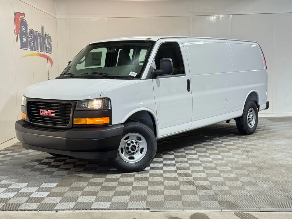 New 2026 Summit White GMC Work Van image 2