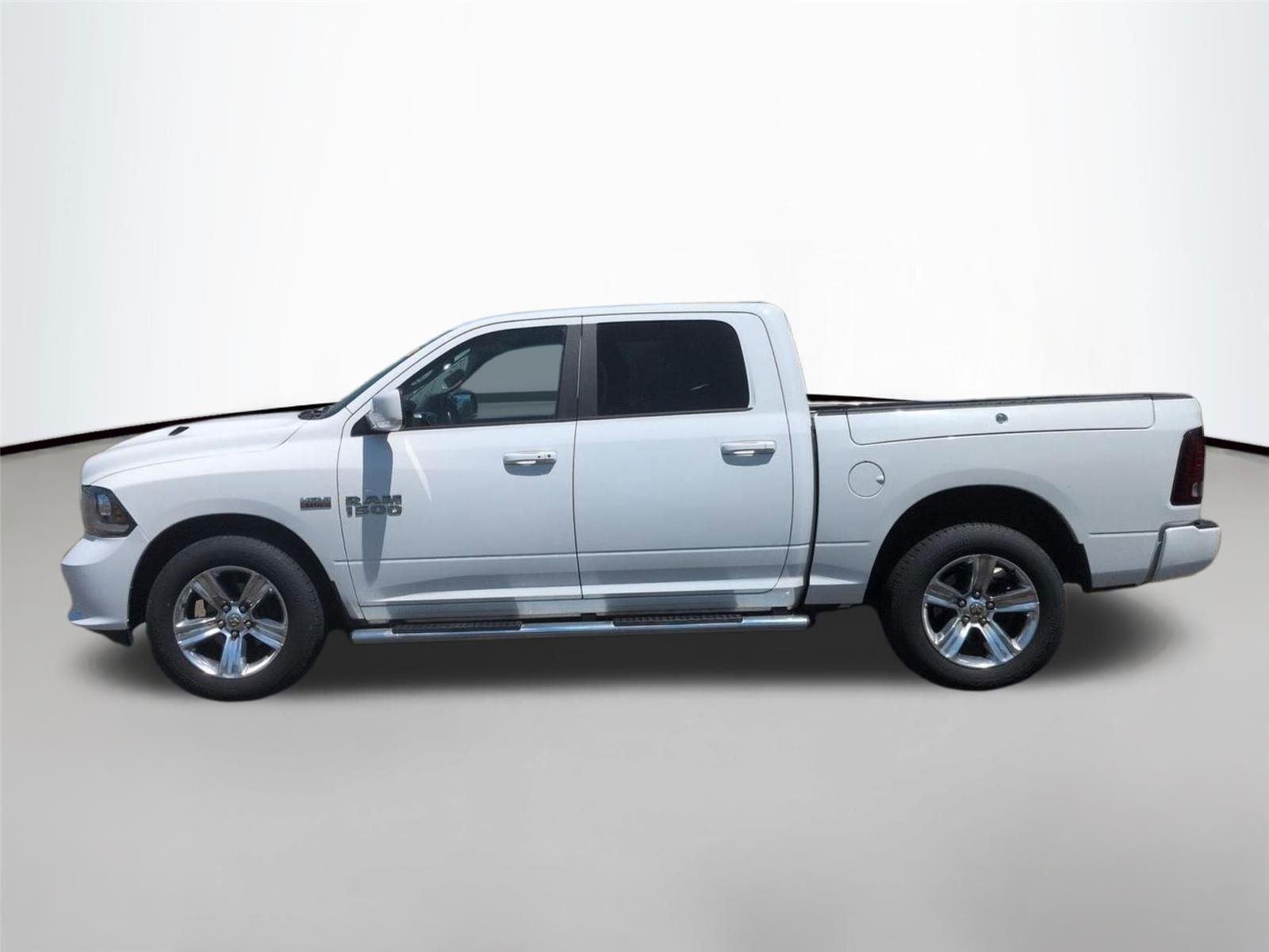 Used 2017 Bright White Clearcoat Ram Sport image 2