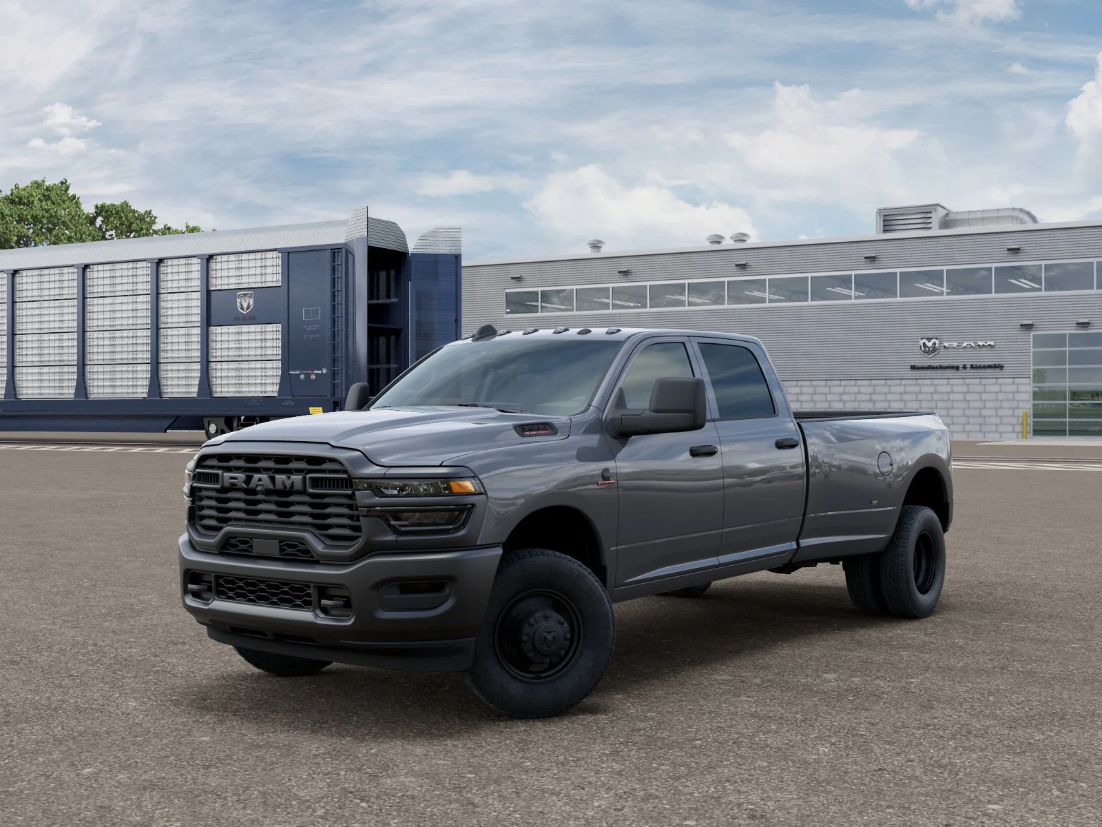 New 2026 Ceramic Gray Clear-Coat Exterior Paint RAM Tradesman image 27