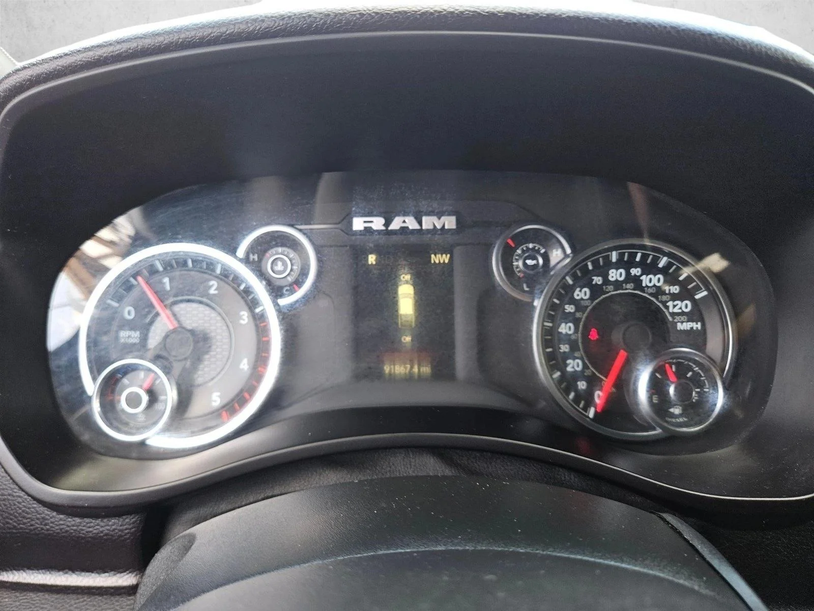 Used 2024 Bright White Clearcoat RAM Big Horn image 22
