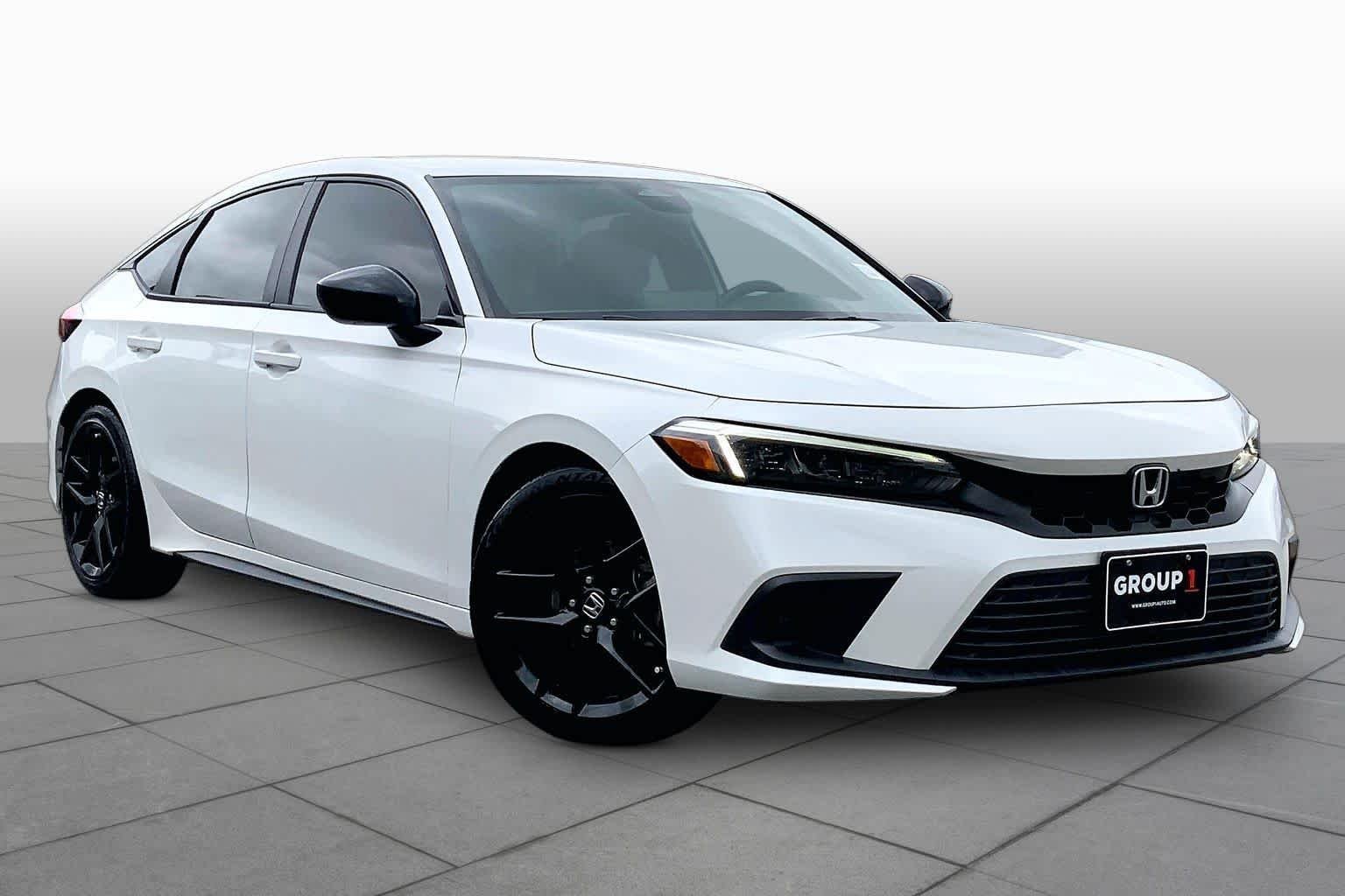 Used 2023 Platinum White Pearl Honda Sport image 3