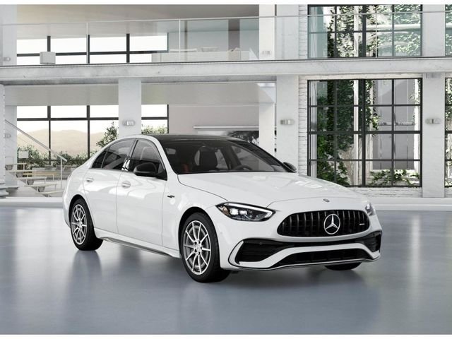 New 2026 Polar White Mercedes-Benz AMG® C 43 4MATIC® Sedan image 10