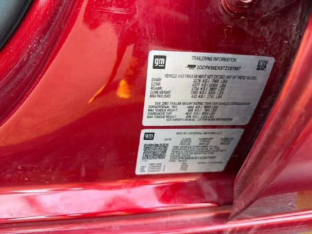 Used 2026 Radiant Red Tintcoat Chevrolet RST image 16