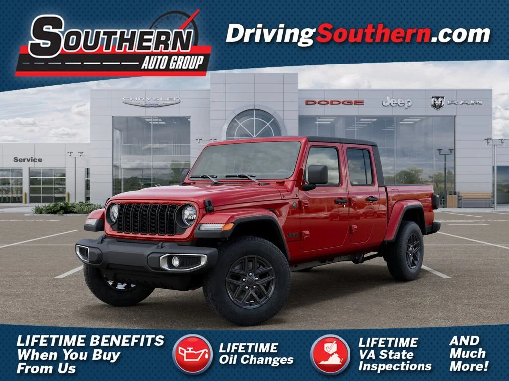 New 2026 Firecracker Red Clear-Coat Exterior Paint Jeep Sport S image 1
