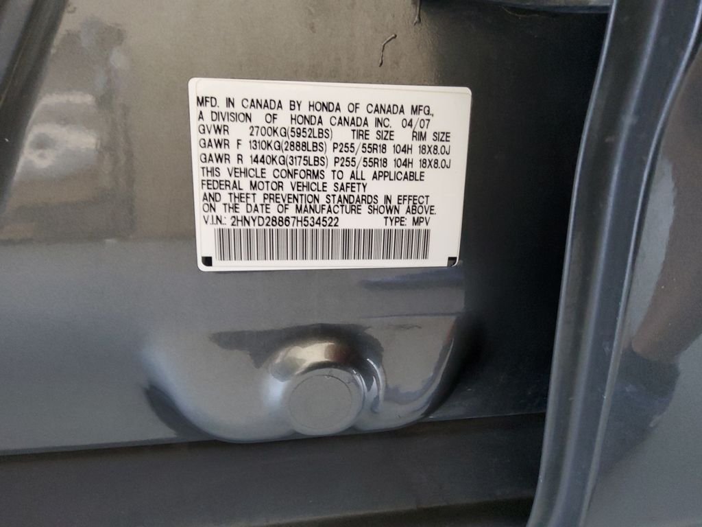 Used 2007  Acura 3.7L image 20