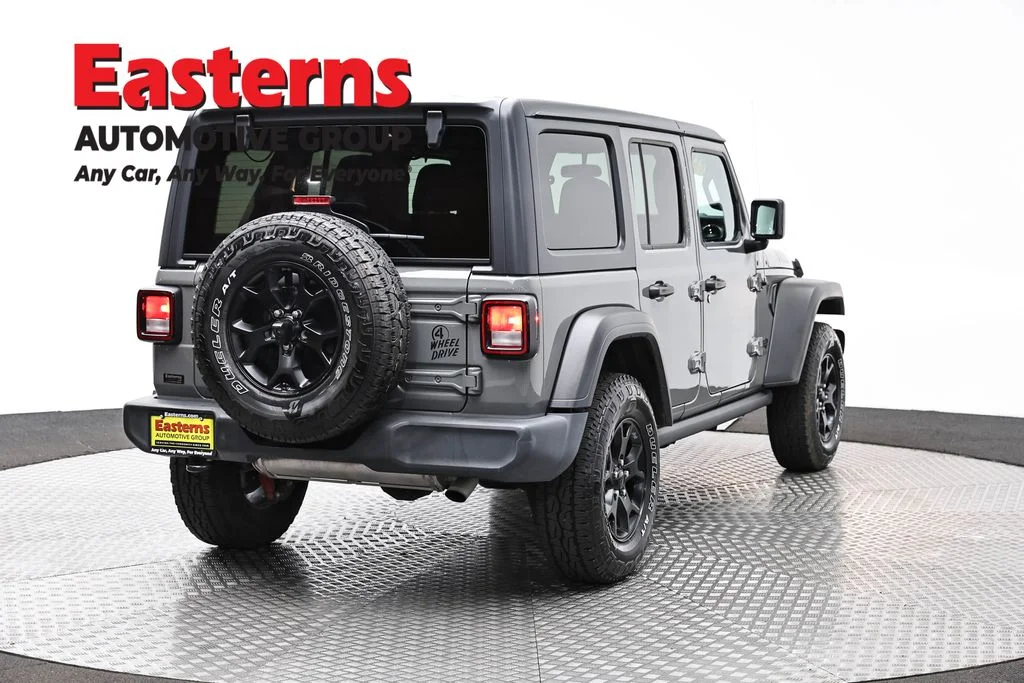 Used 2021 Gray Jeep Unlimited Willys image 5