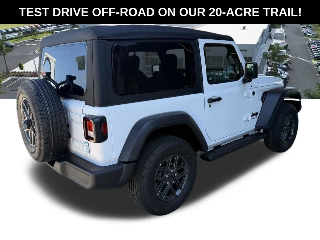 New 2026 Bright White Clear-Coat Exterior Paint Jeep Sport image 4