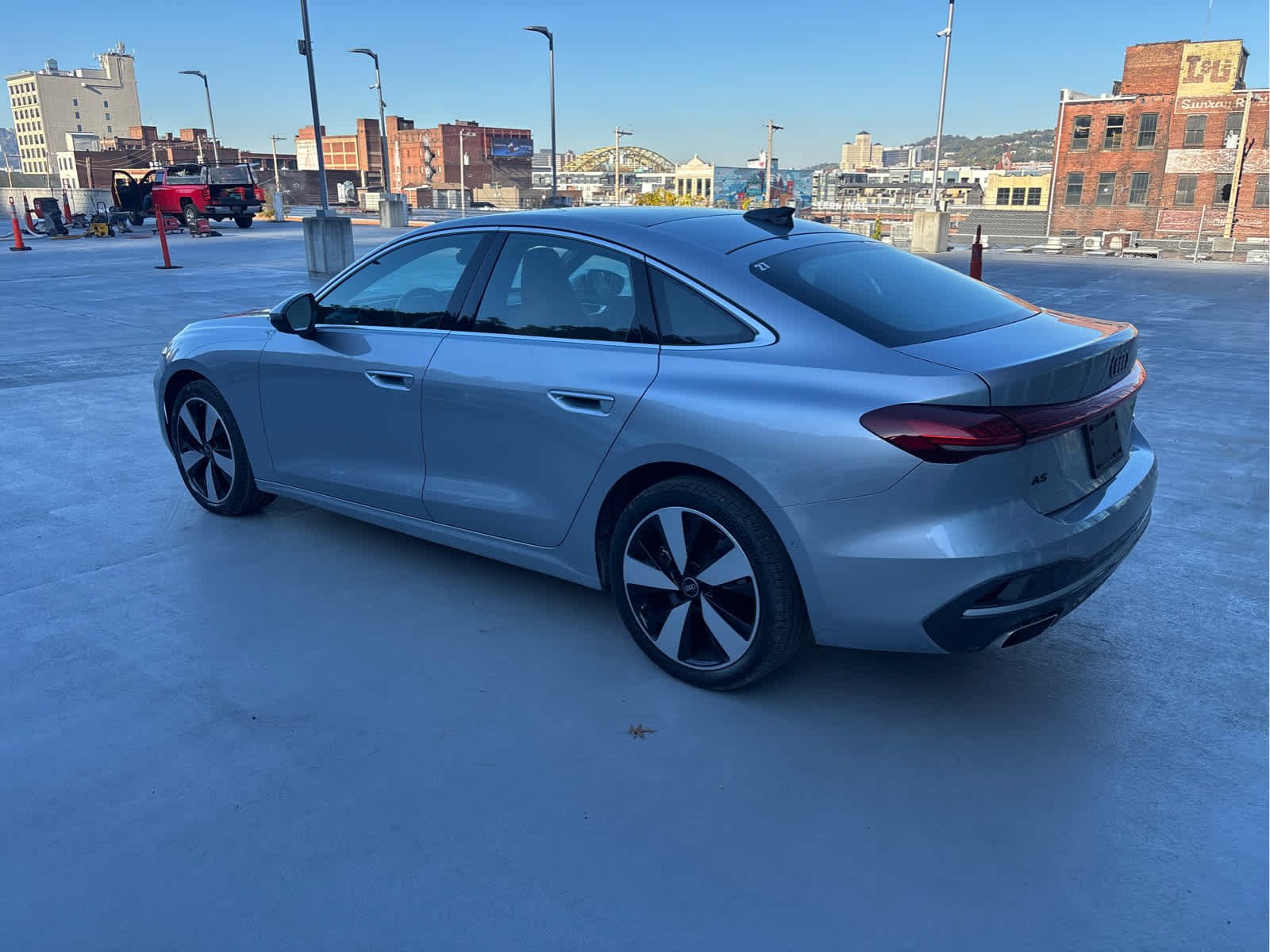 Certified Used 2025 Florett Silver Metallic Audi Premium Plus image 16