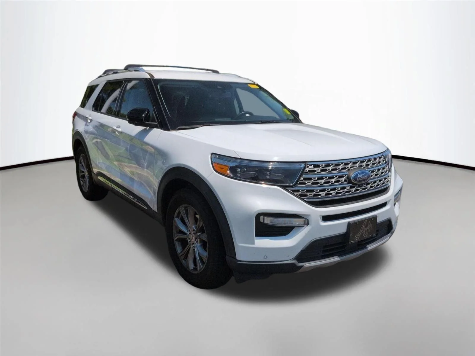 Used 2022 Star White Metallic Tri-Coat Ford Limited image 3