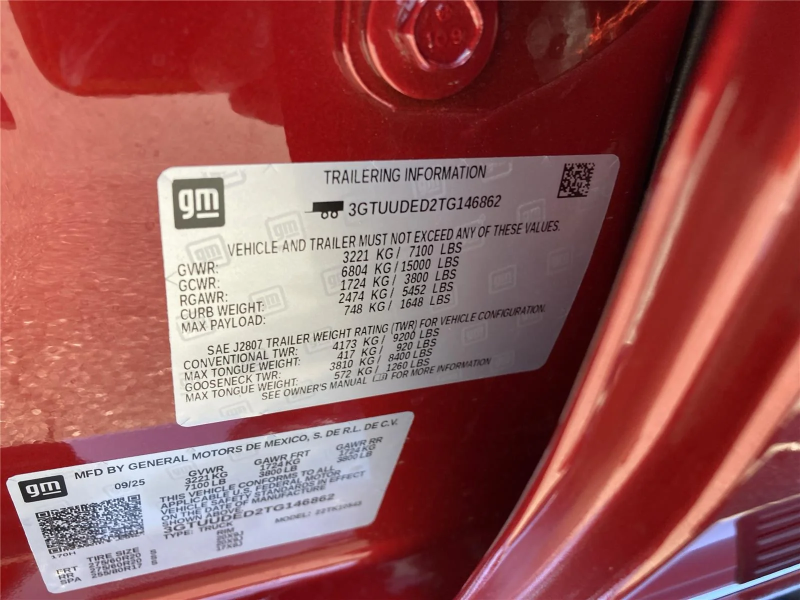 New 2026 Volcanic Red Tintcoat GMC SLT image 34
