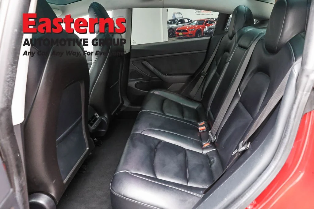 Used 2020 Red Tesla Standard image 16