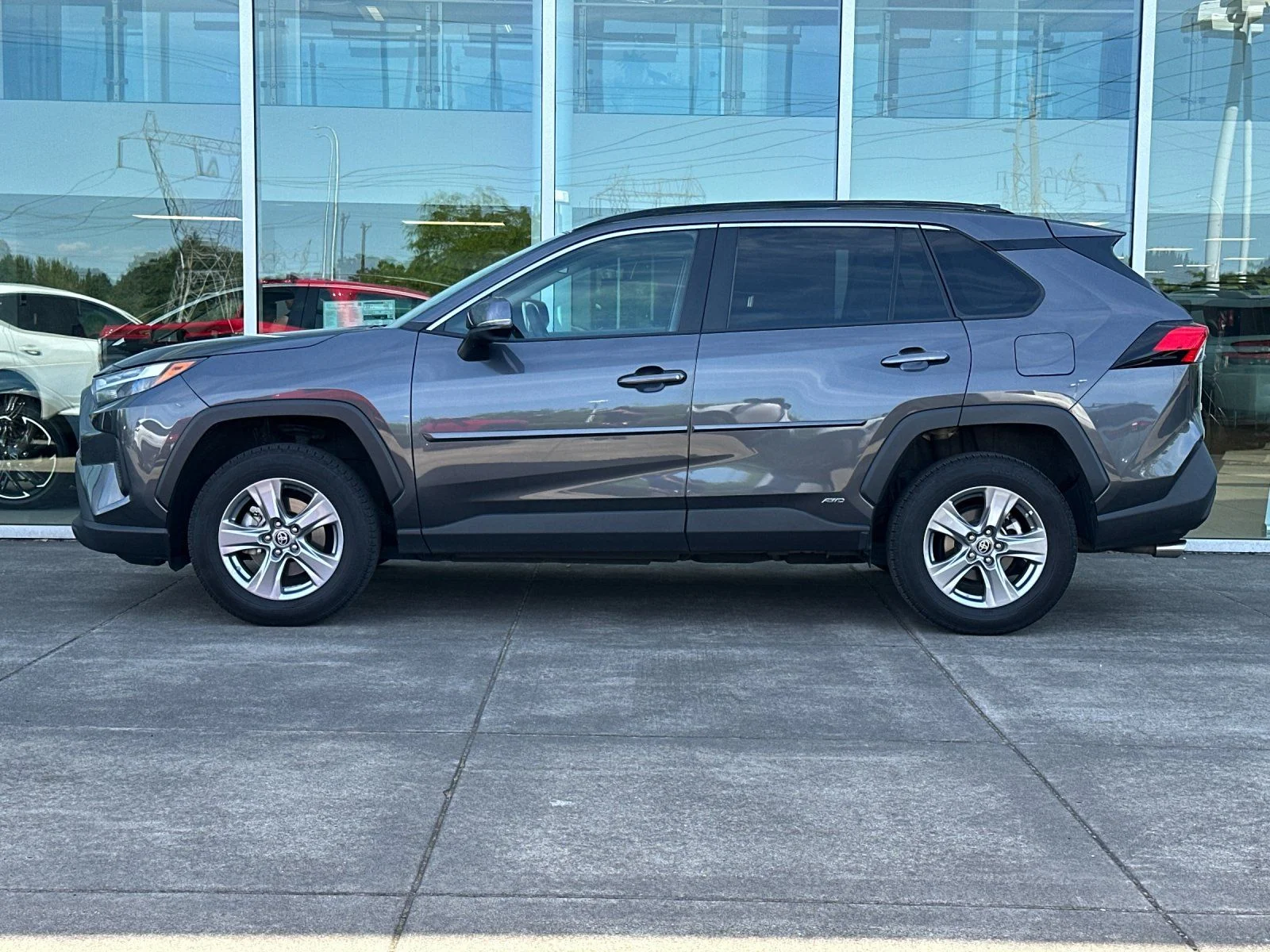Used 2023 Magnetic Gray Metallic Toyota LE image 6