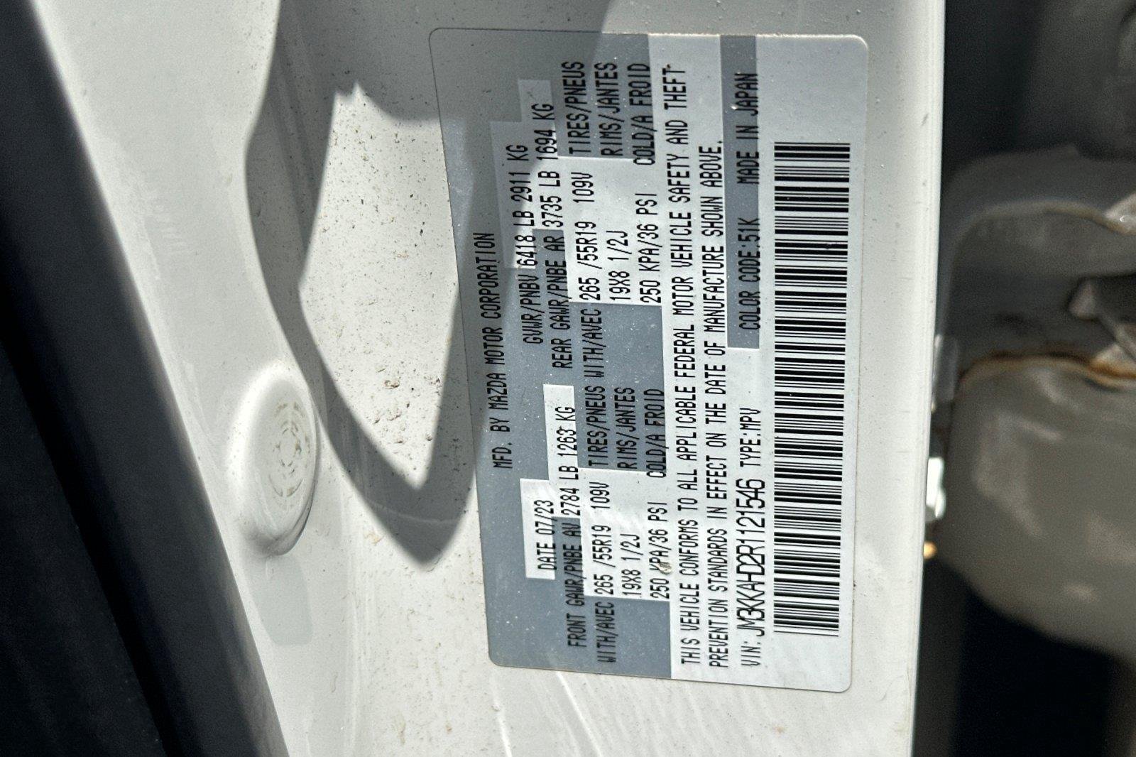 Used 2024 Rhodium White Premium Mazda 3.3 Turbo Select image 8
