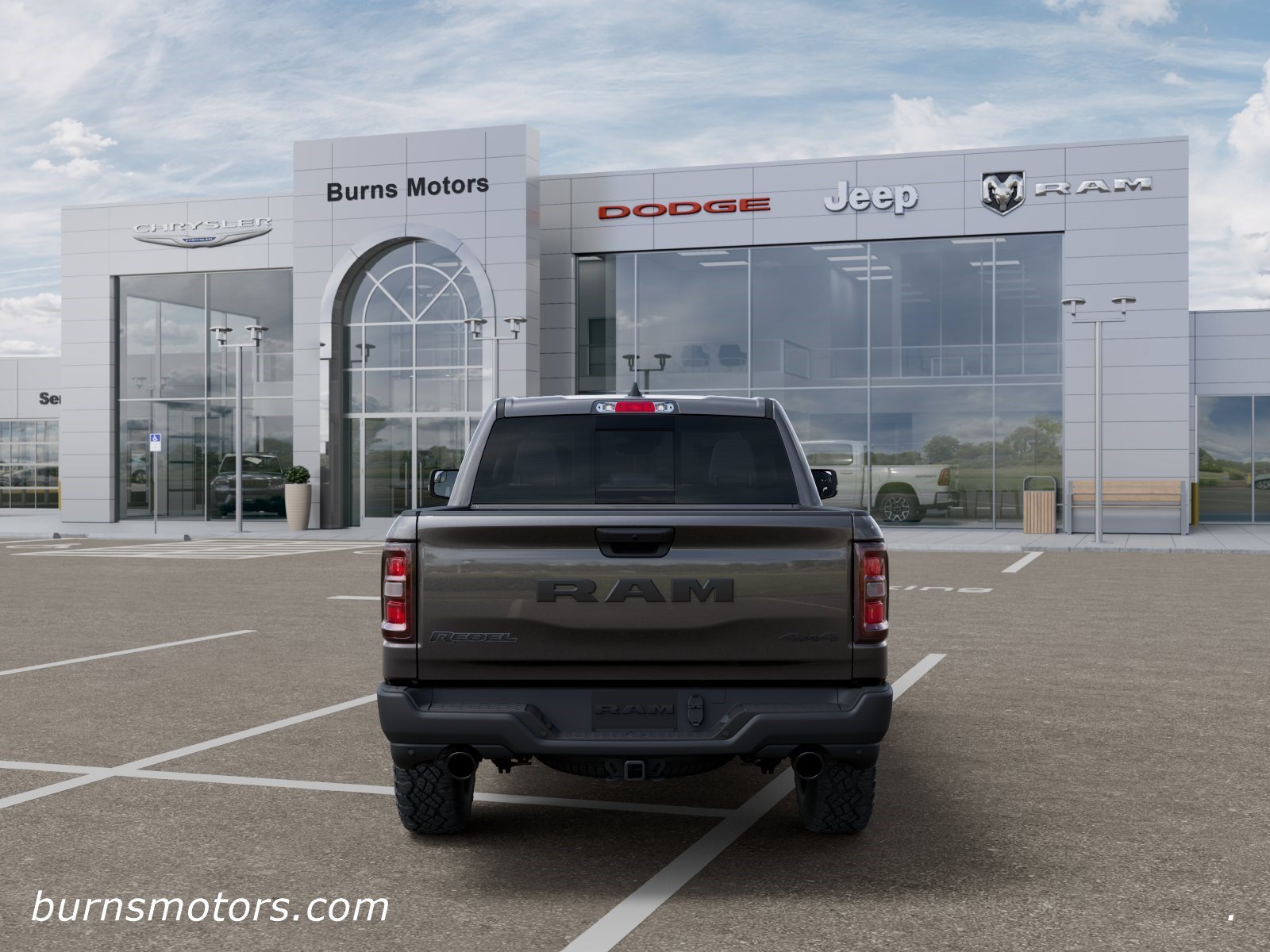New 2026 Granite Crystal Metallic Clear-Coat Exterior Paint RAM Rebel image 7