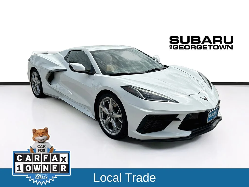 Used 2020 White Chevrolet Stingray image 1