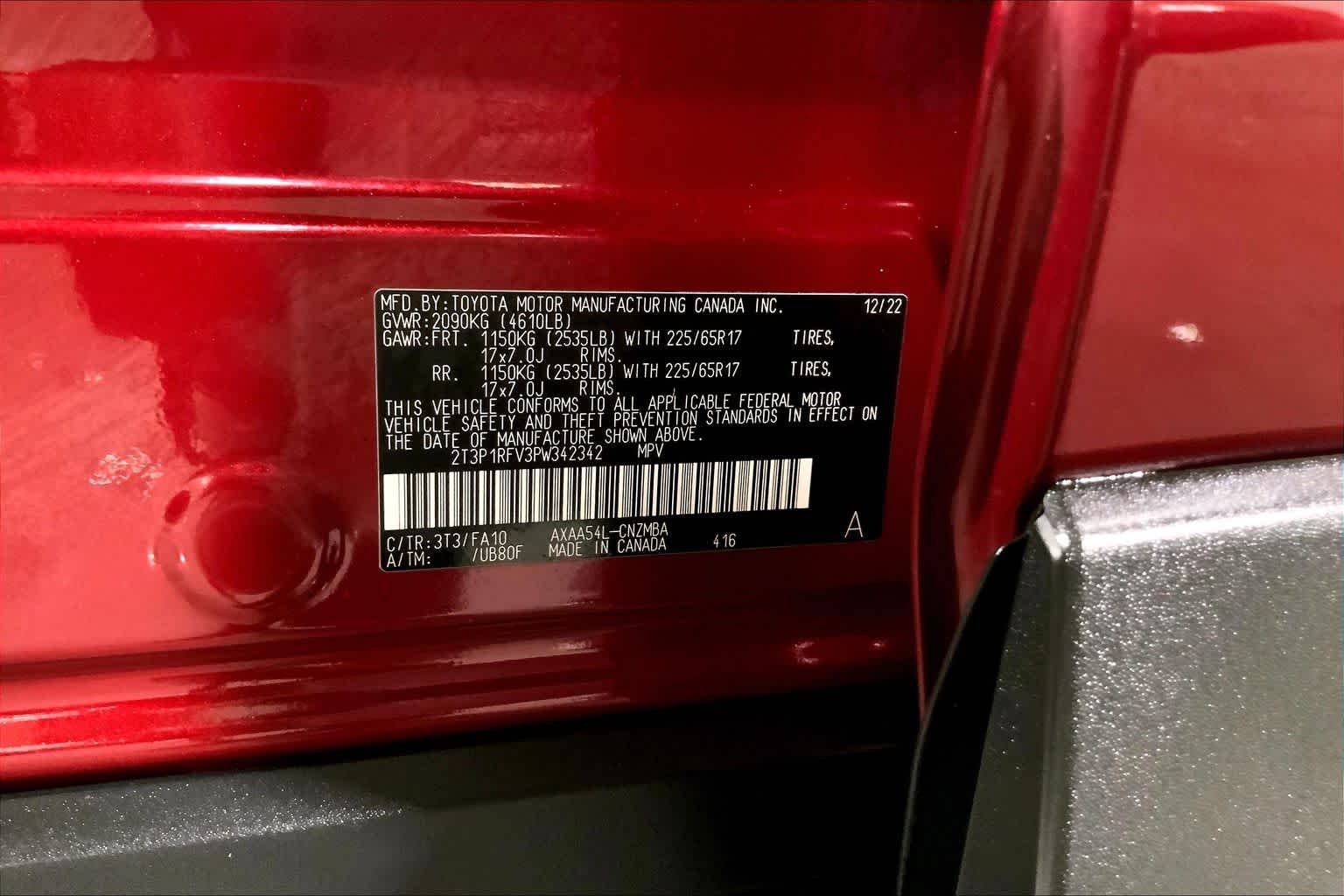 Used 2023 Ruby Flare Pearl Toyota XLE image 37