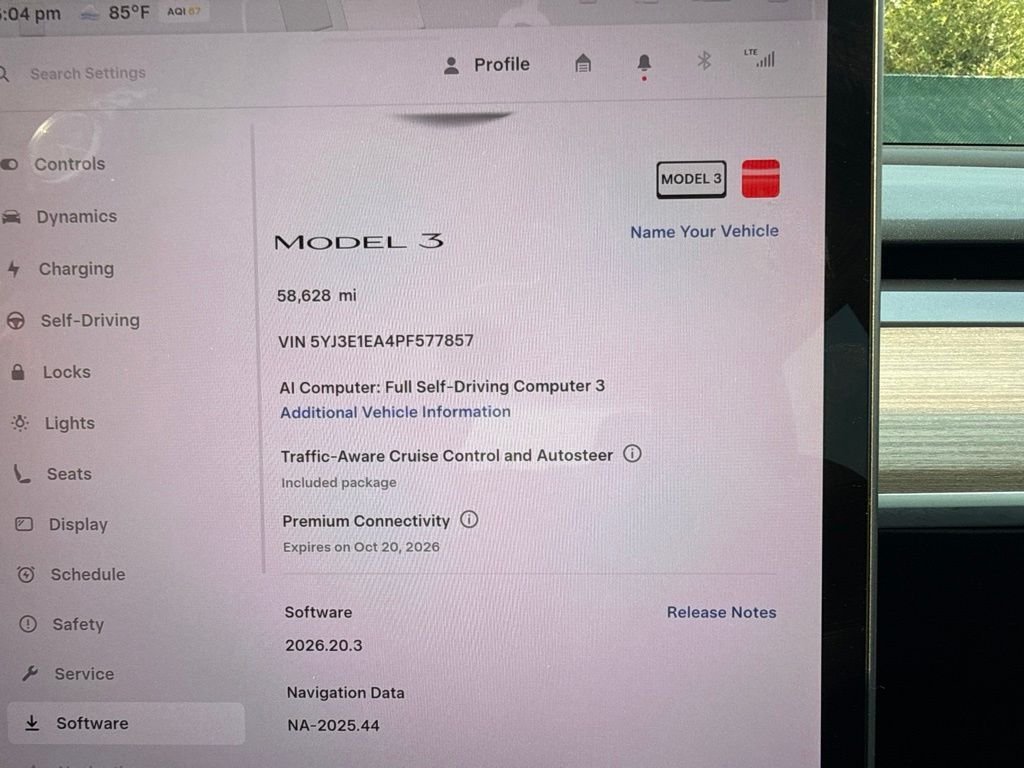 Used 2023 Red Multi-Coat Tesla Base image 11