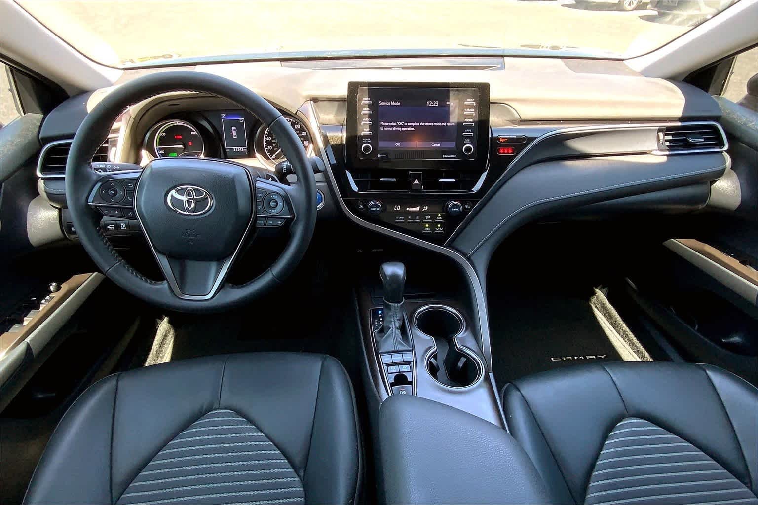 Used 2022 Midnight Black Metallic Toyota Hybrid Nightshade image 15