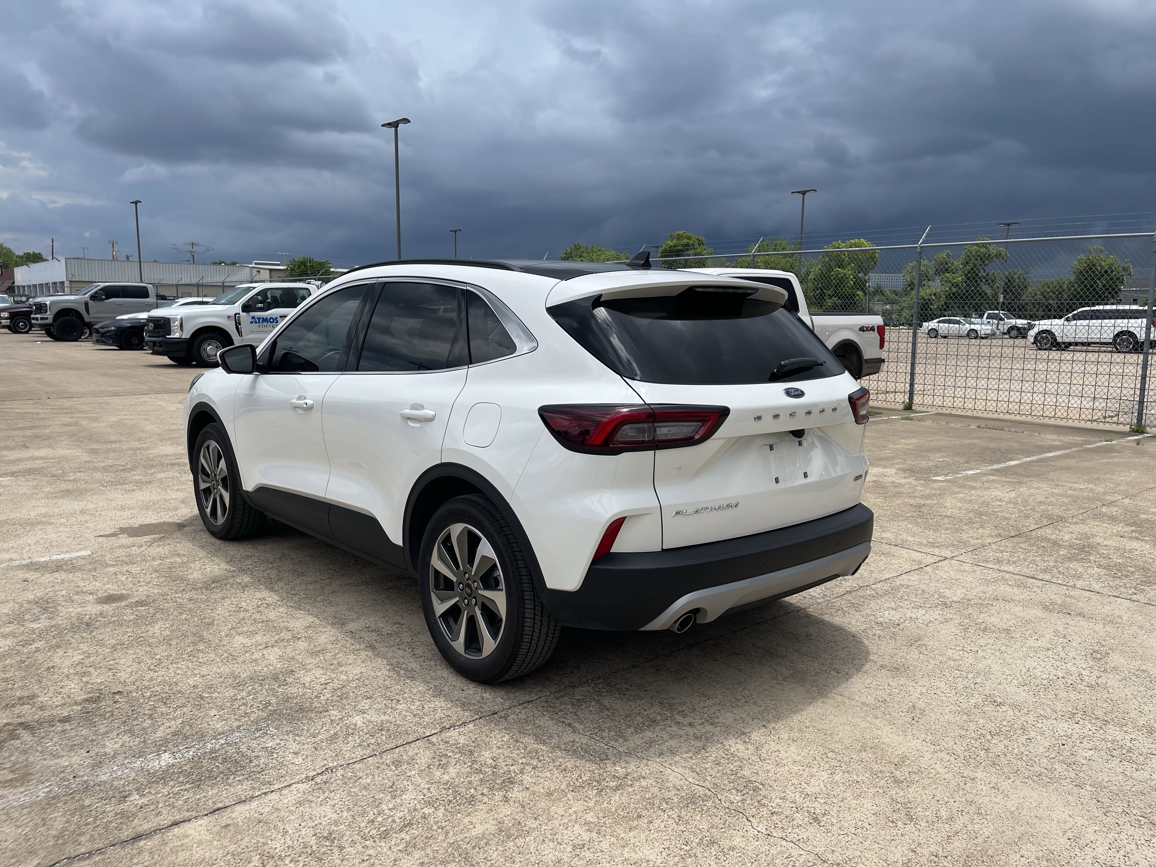 Used 2025 White Metallic Ford Platinum image 4