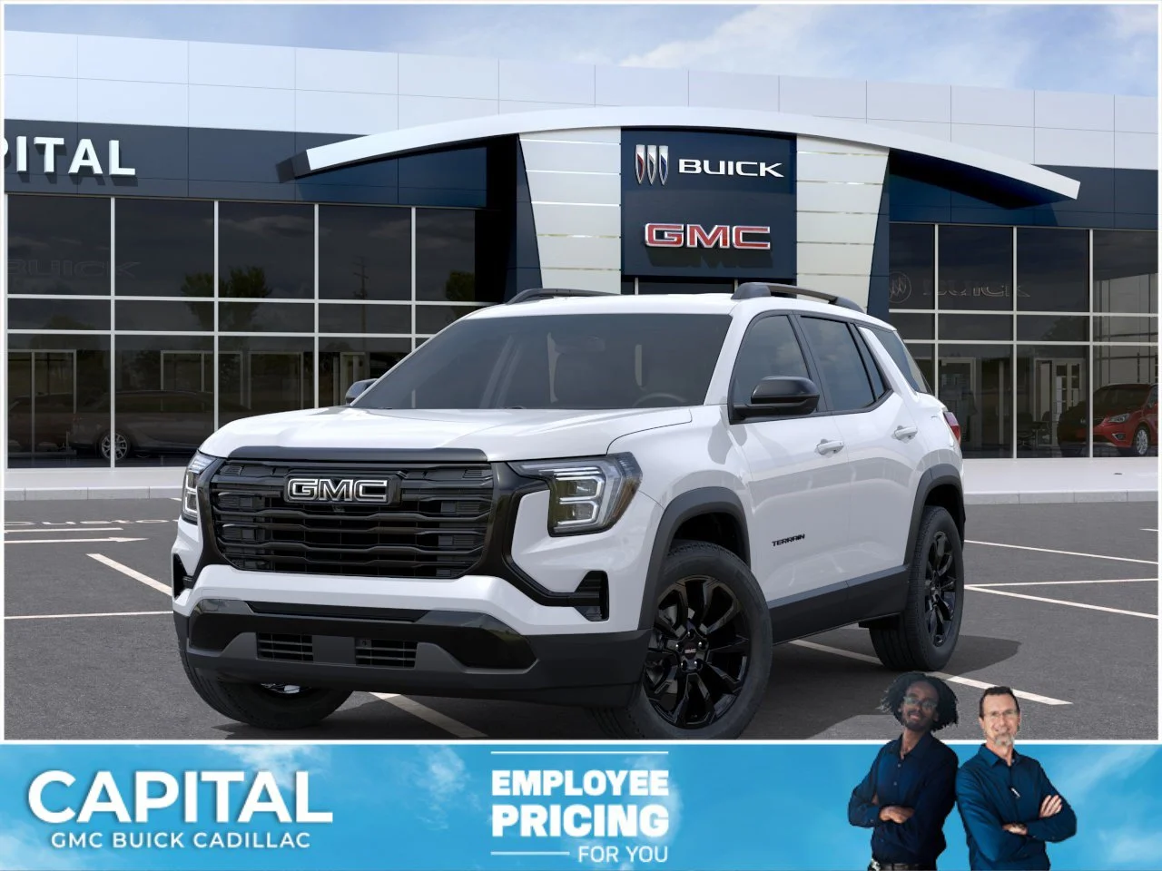 New 2027 Summit White GMC AWD Elevation image 1