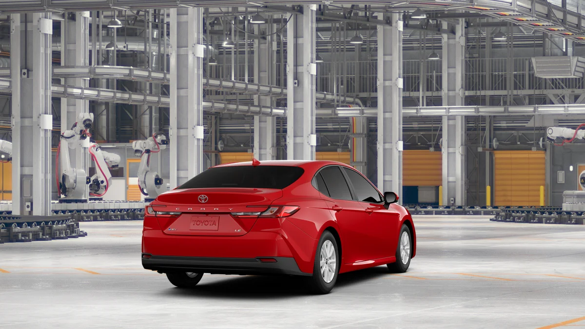 New 2026 Supersonic Red Toyota LE image 9