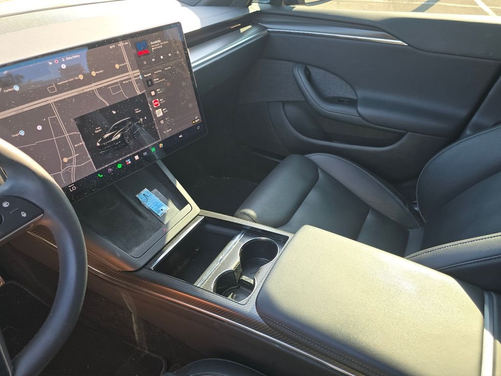 Used 2024 Solid Black Tesla Plaid image 25
