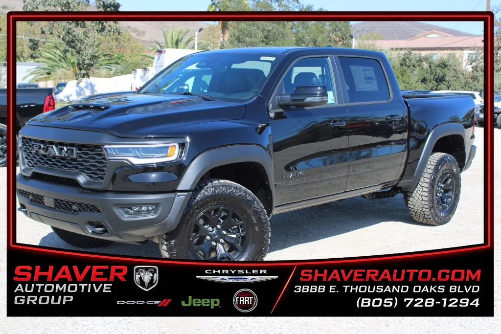New 2026 Diamond Black Crystal Pearl-Coat Exterior Paint Ram RHO image 1