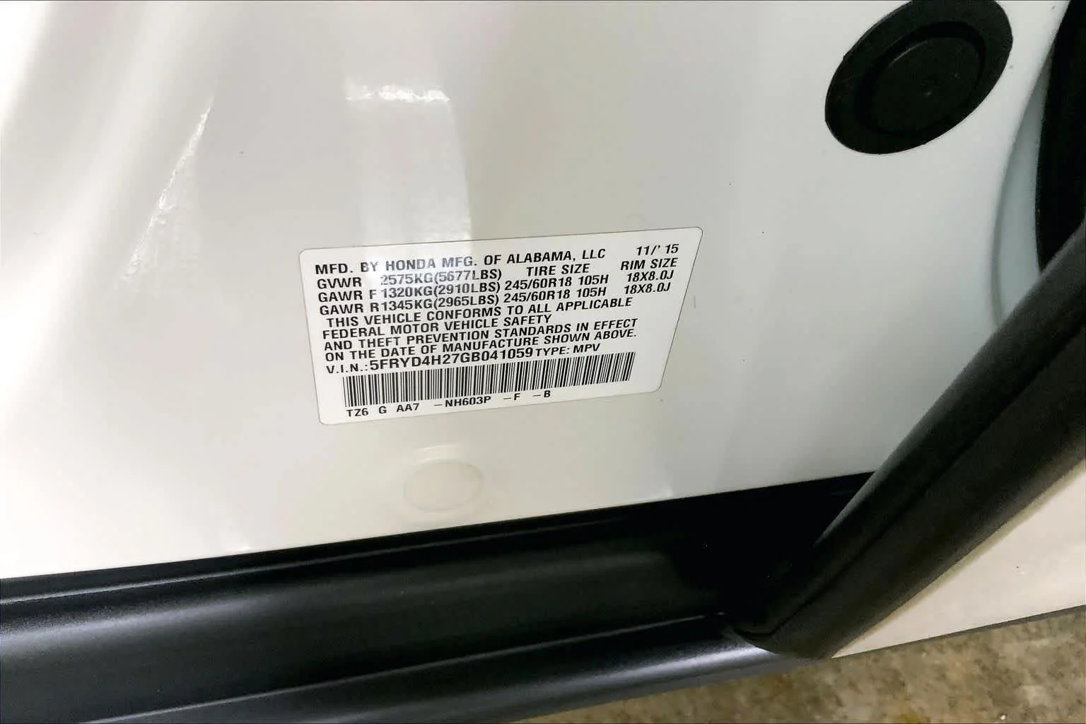 Certified Used 2016 White Diamond Pearl Acura BASE image 34