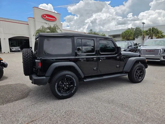 Used 2021 Black Jeep Unlimited Willys image 12