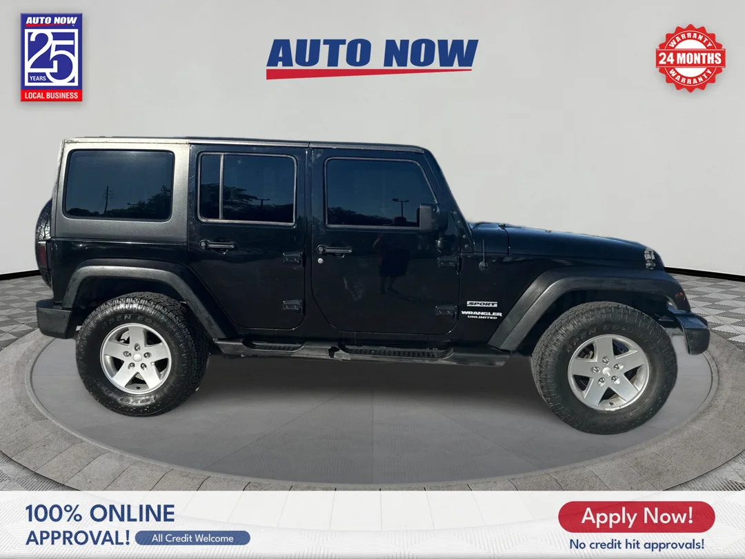 Used 2011 Black with Black Har Jeep Unlimited Sport 4WD image 7