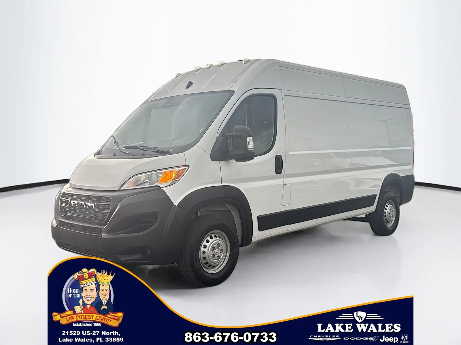 New 2026 Bright White Clear-Coat Exterior Paint RAM  image 2