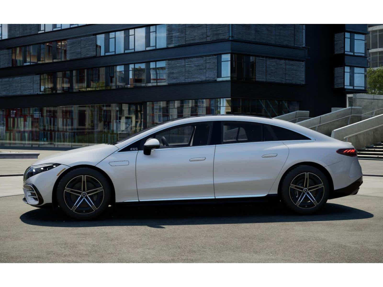 New 2026 MANUFAKTUR Moonlight White Metallic Mercedes-Benz EQS 450+ image 33