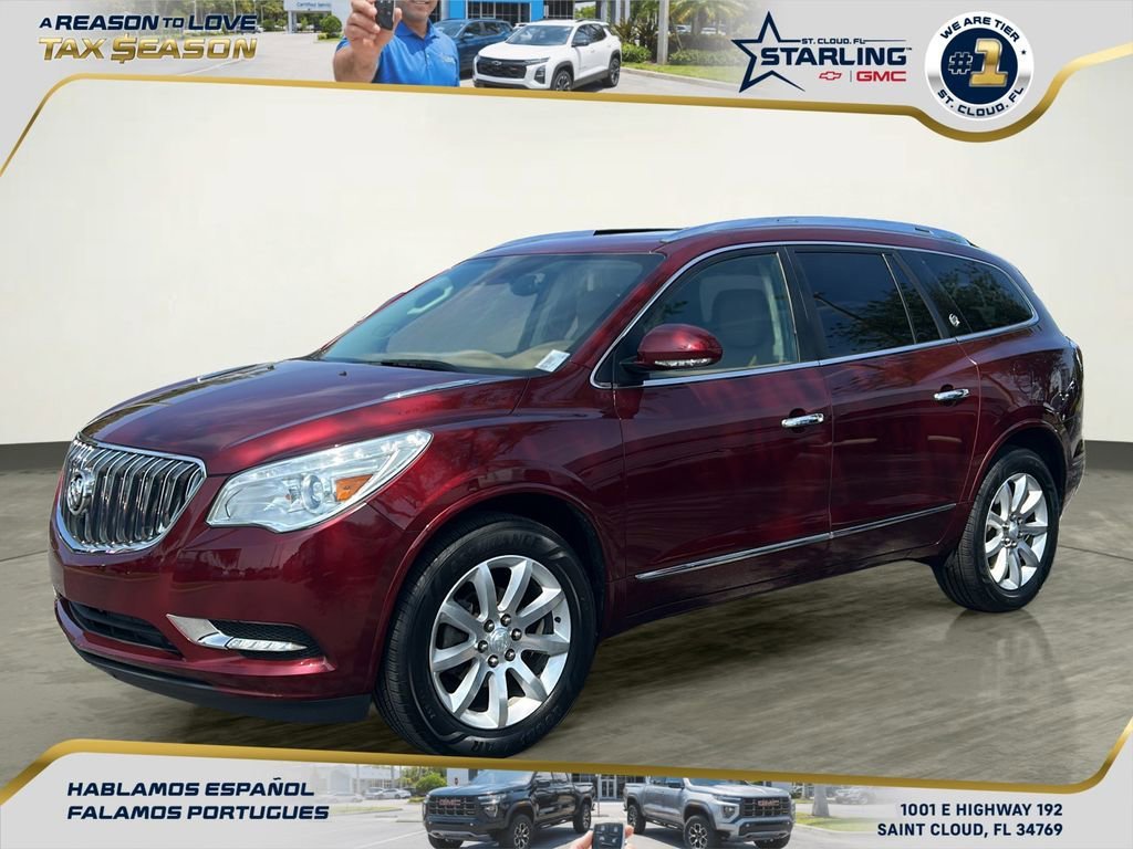 Used 2017 Buick Enclave Premium with VIN 5GAKRCKD7HJ237009 for sale in St. Cloud, FL