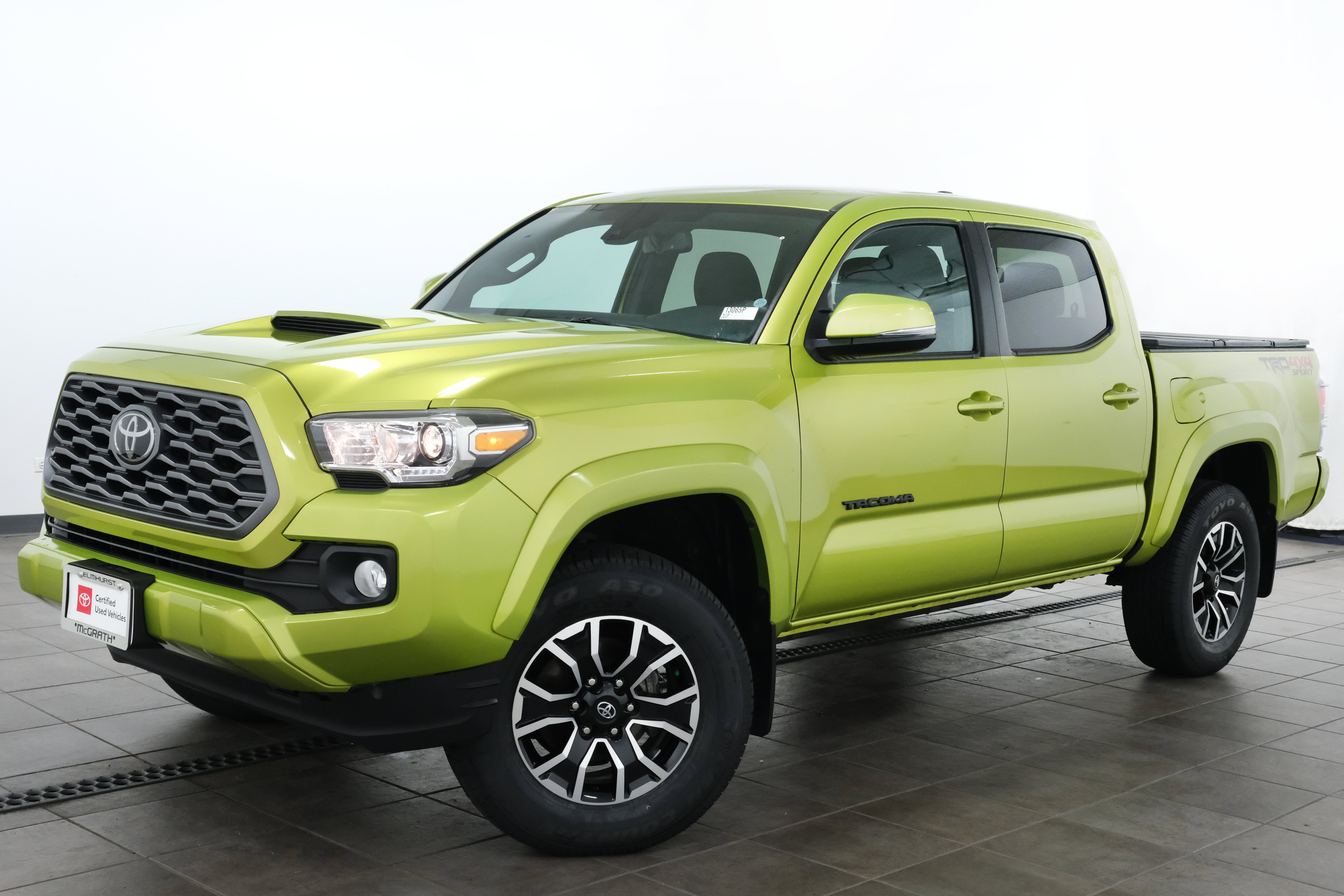 Certified Used 2023 Electric Lime Toyota TRD Sport 4D Double Cab image 2
