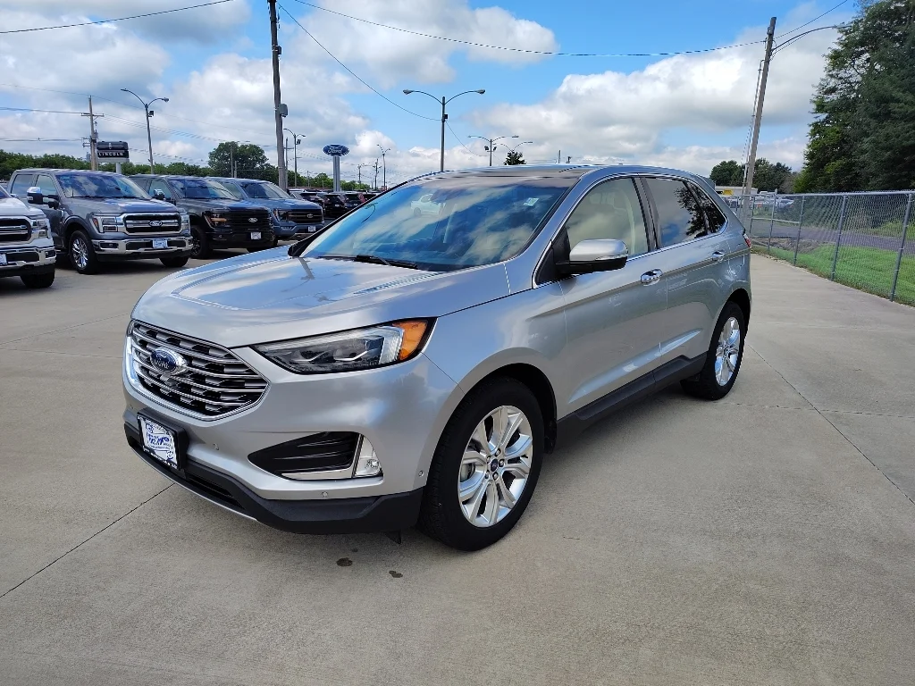 Used 2020 Iconic Silver Metallic Ford Titanium image 5