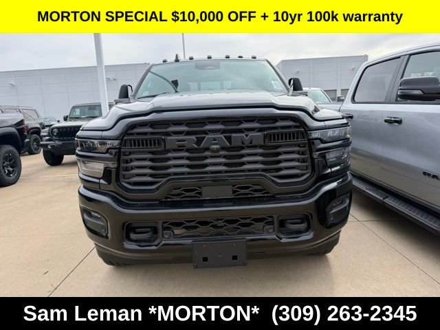 New 2026 Diamond Black Crystal Pearl-Coat Exterior Paint Ram Big Horn image 2