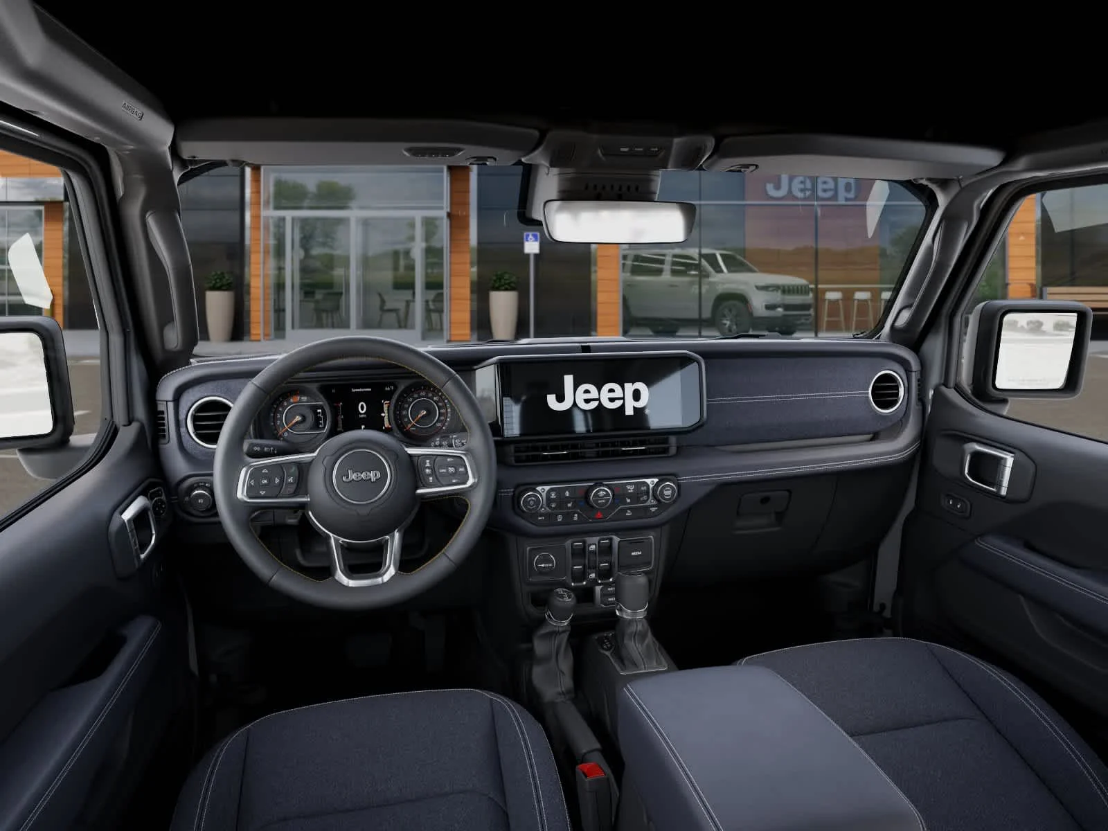 New 2026 Bright White Clearcoat Jeep Sahara image 14