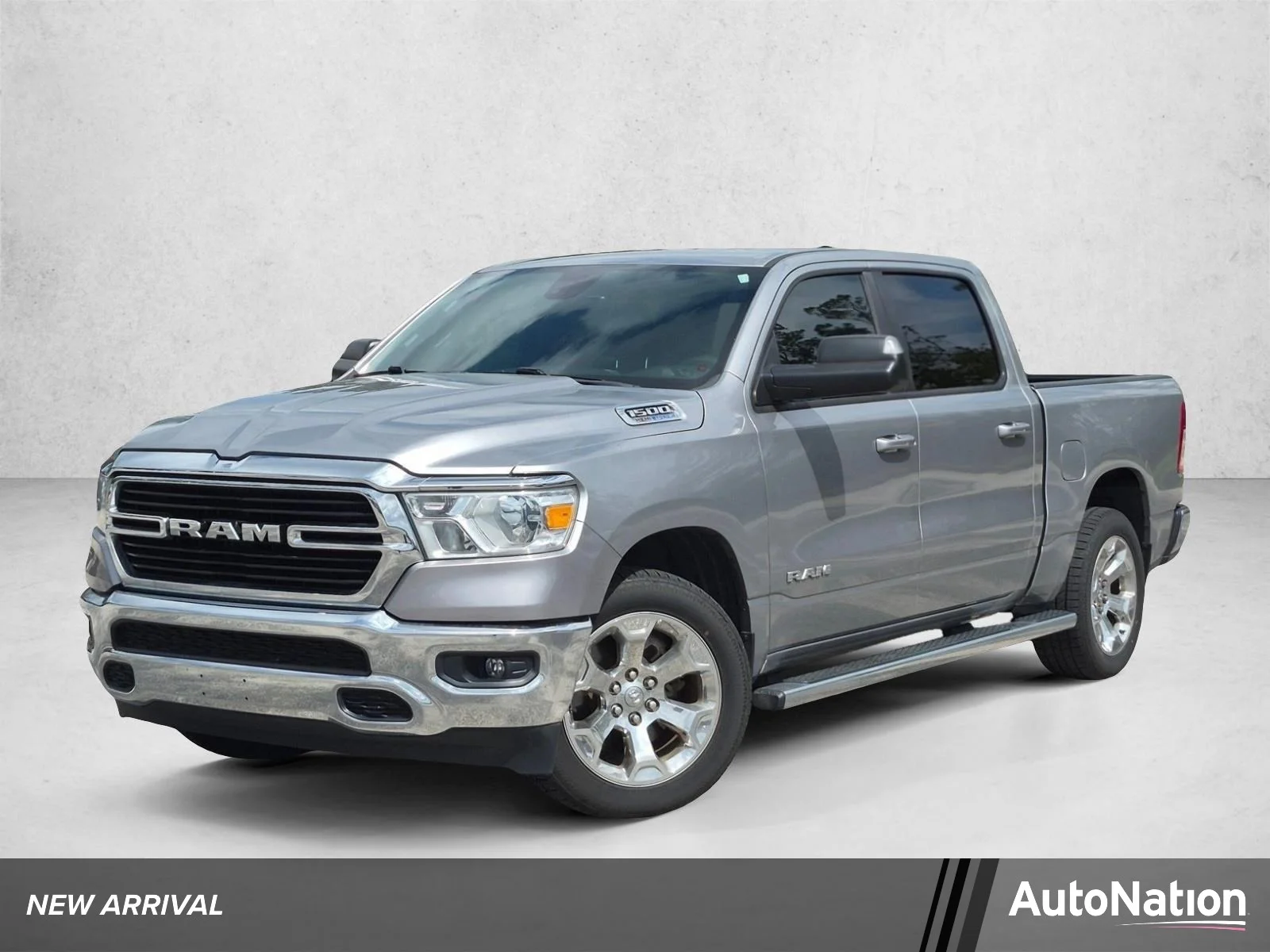 Used 2021 Billet Silver Metallic Clearcoat Ram Big Horn image 1
