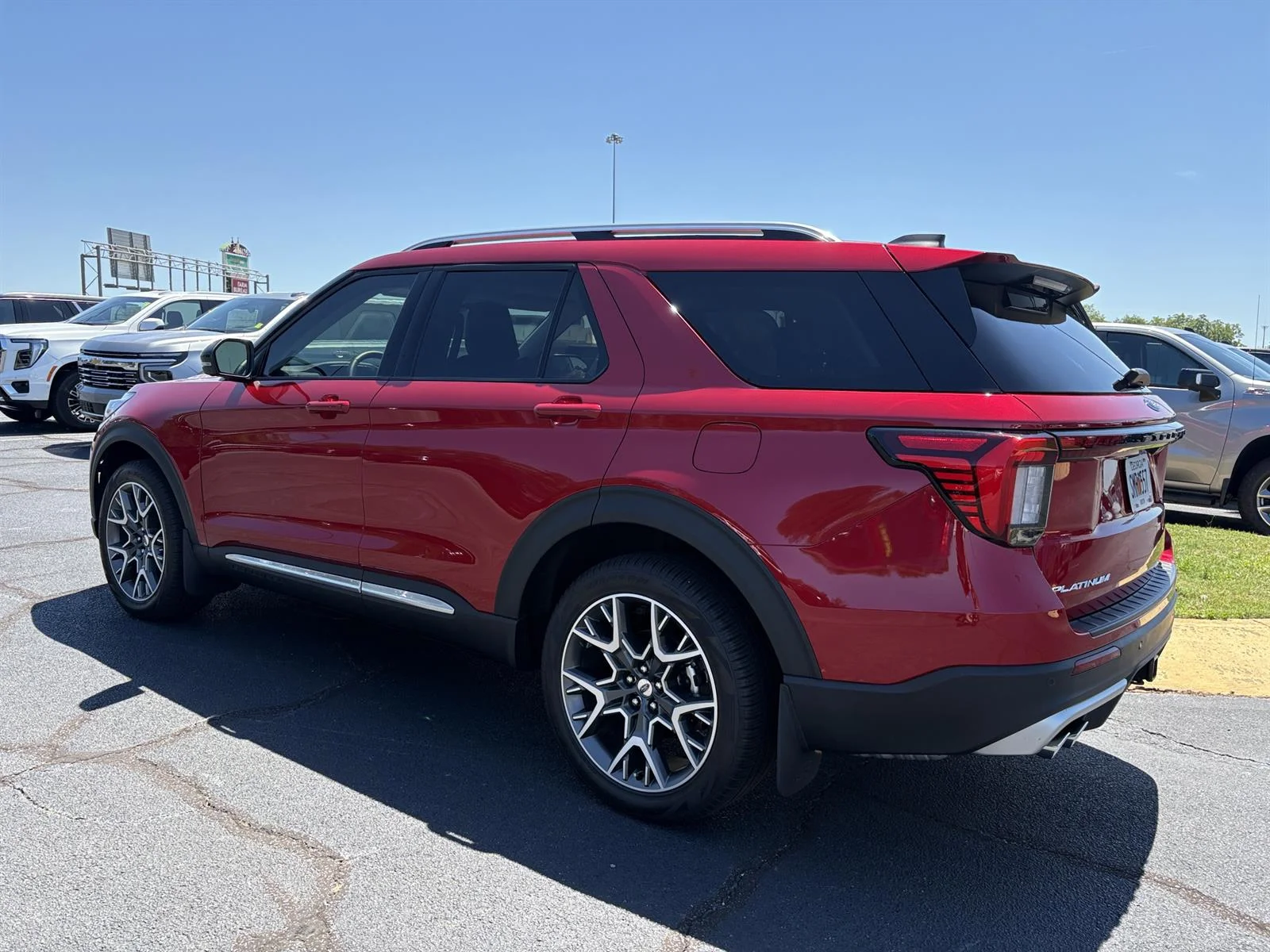 Used 2025 Red Ford Platinum image 11