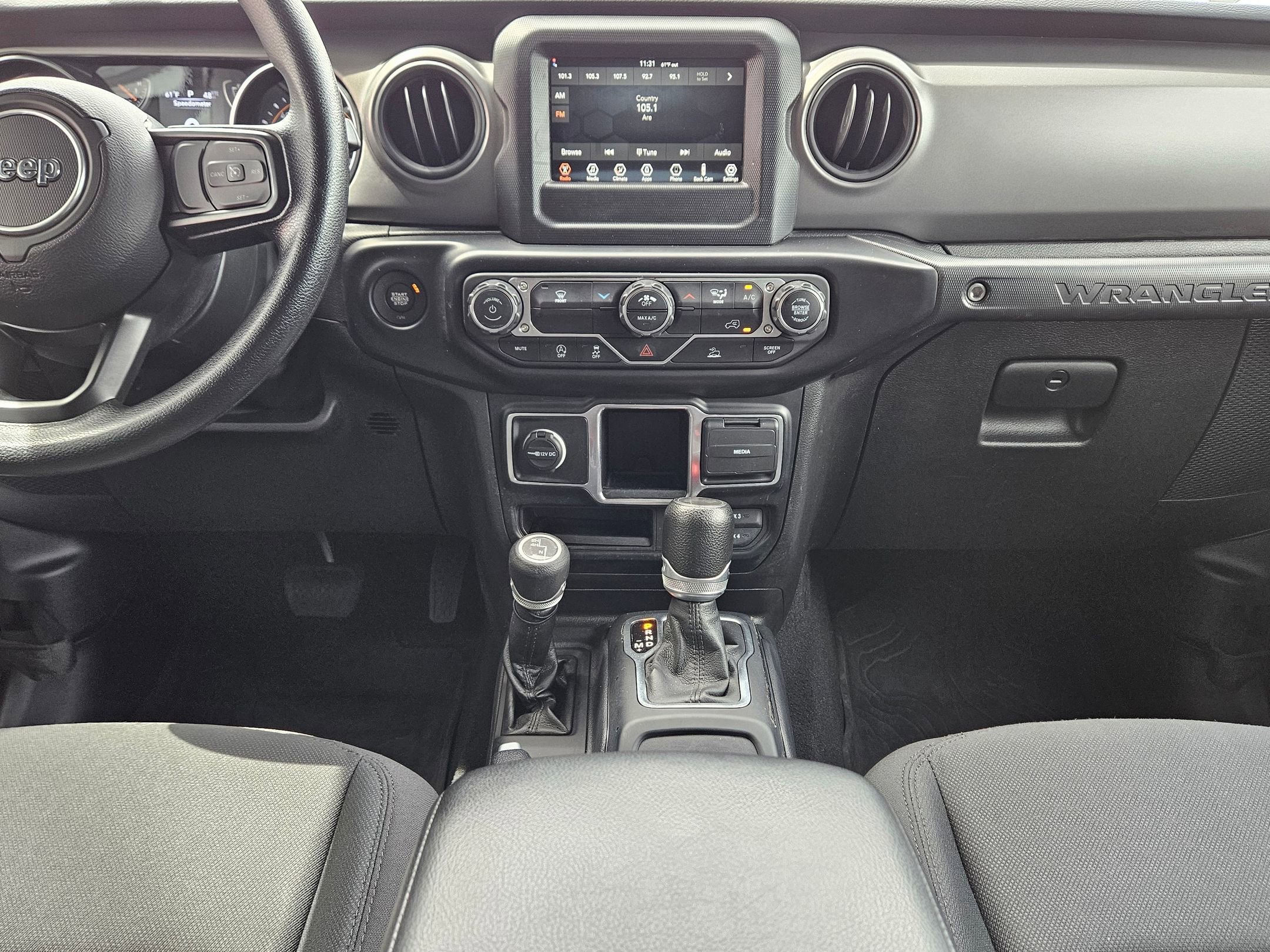 Used 2022 Bright White Clearcoat Jeep Unlimited Willys Sport image 10