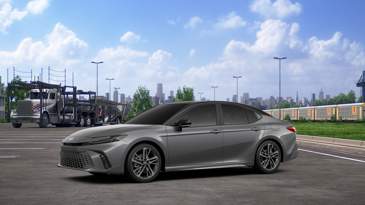 New 2026 Heavy Metal with Midnight Black Metallic roof Toyota XSE image 2