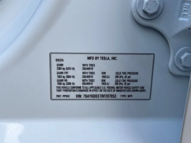 Used 2024 Pearl White Multi-Coat Tesla Long Range image 15