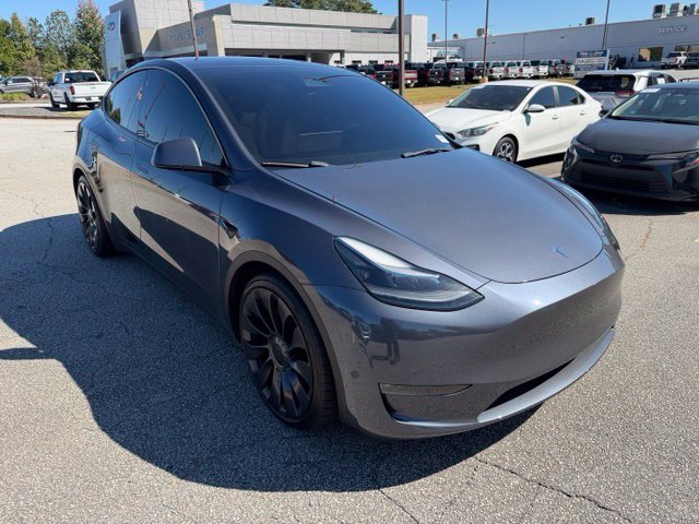 Used 2023 Gray Tesla Performance image 1