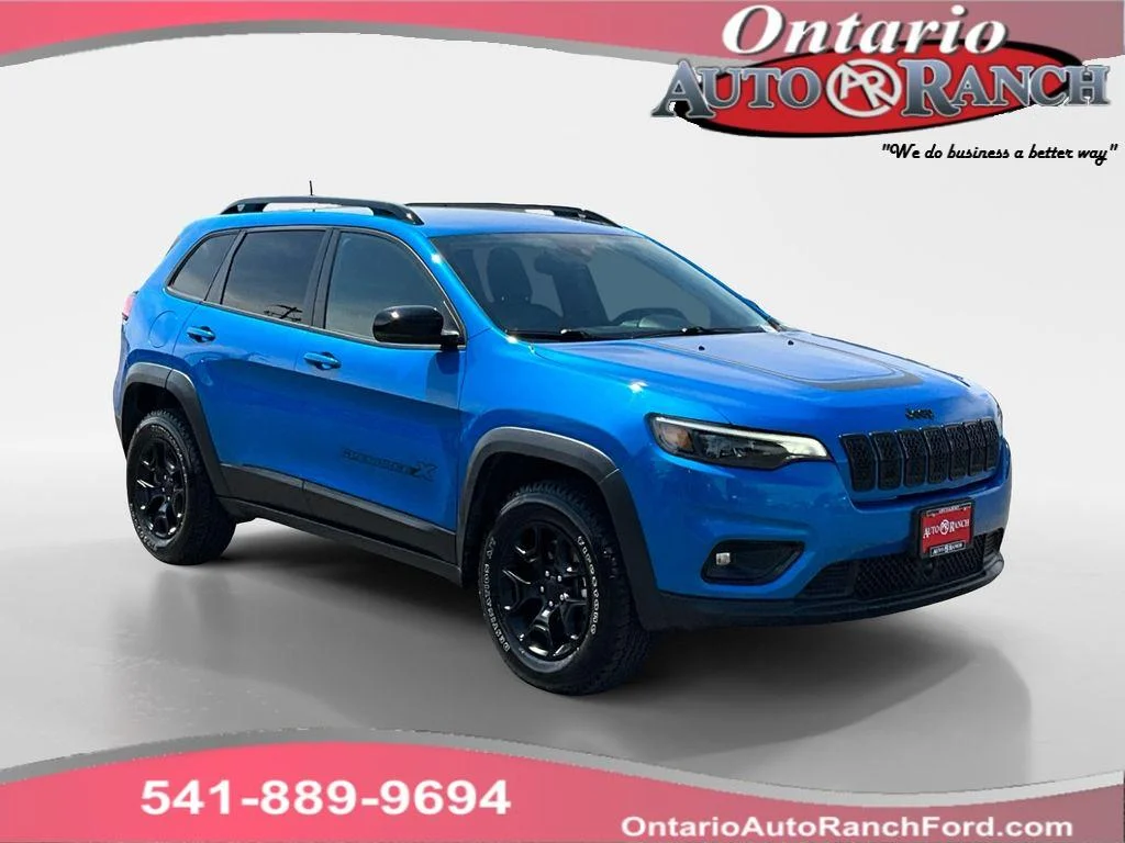 Used 2022 Hydro Blue Pearlcoat Jeep X image 1